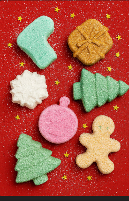 🎄 Christmas Bath Bomb Collection – Limited Time Only 🎁